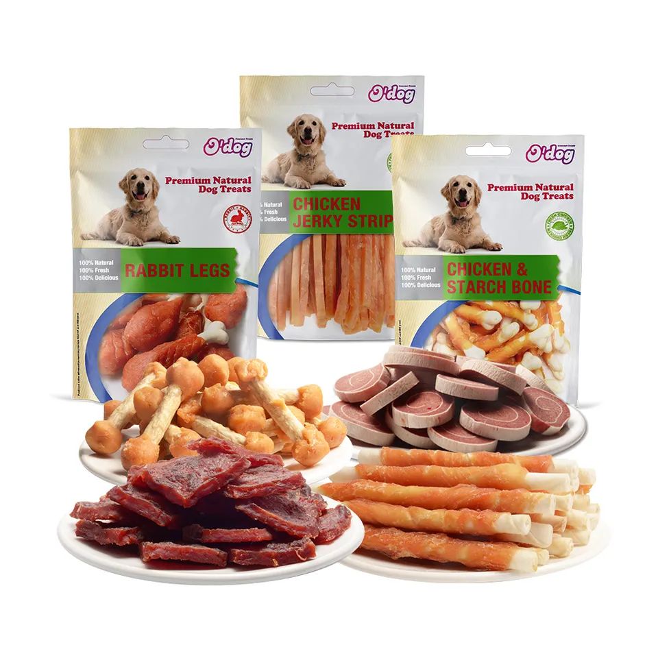 Friandise naturelle pour chien en lanières de canard riches en protéines et faibles en gras